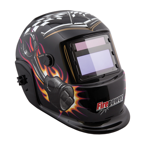 1441-0086 Firepower Firepower Auto-Darkening Helmet - Plug & Piston