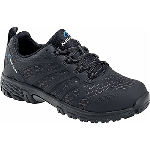 N1911-14W Nautilus Safety Footwear Nautilus Safety Footwear - Stratus Series - Men'S Athletic Shoes - Aluminum Toe - Ic|Sd|Sr - Black - Size: 14W