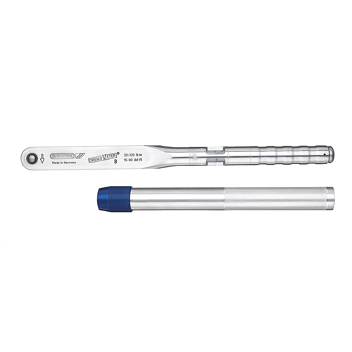 2926989 Gedore Torque Wrench Dremometer; Type Br; 1/2" Drive; 25-120 Nm, With Alu Extension Tube