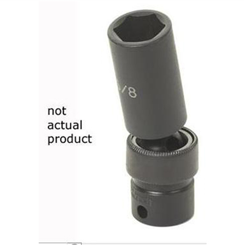 1018UD Grey Pneumatic Soc 9/16 3/8D Imp Univ 6Pt Dp Blk