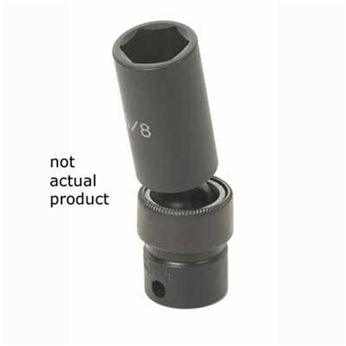 1021UMD Grey Pneumatic Soc 21Mm 3/8D Imp Univ 6Pt Dp