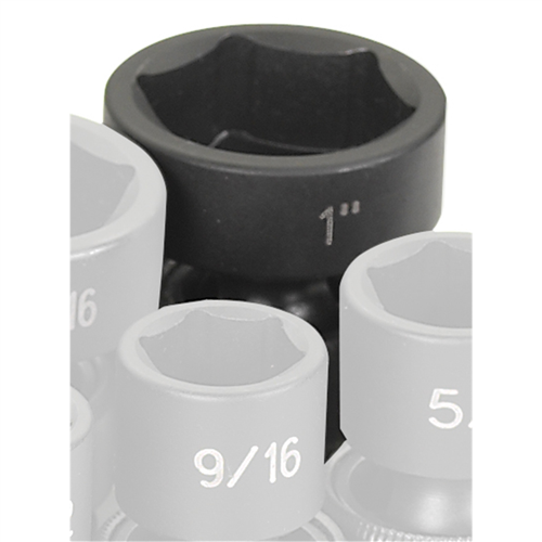 1032U Grey Pneumatic 3/8" Dr X 1" Standard Universal