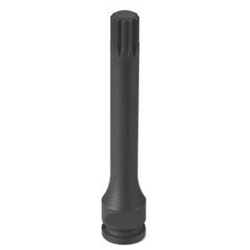 11064ST Grey Pneumatic 3/8" Drive X M6 Tamper Proof Triple Sq. 4" Length
