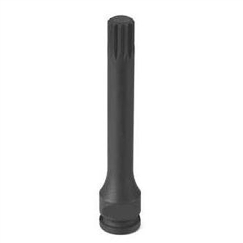 11084ST Grey Pneumatic Soc M8 3/8D Imp Trple Sq Lg Male Blk