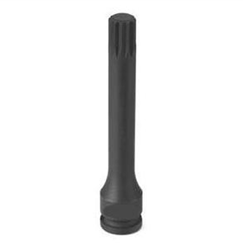 11104S Grey Pneumatic Soc M10 3/8D Imp Trple Sq Lg Male Blk