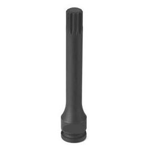 11124ST Grey Pneumatic 3/8" Drive X M12 Tamper Proof Triple Sq. 4" Length