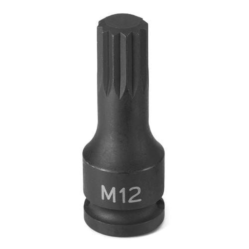 1112S Grey Pneumatic Soc M12 3/8D Imp Trple Sq Male Blk