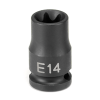 1114ET Grey Pneumatic 3/8" Drive X E14 External Torx Impact Socket
