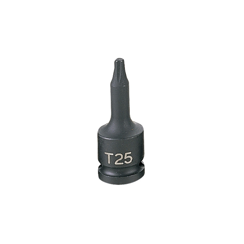 1125T Grey Pneumatic Soc T25 3/8D Imp Int Trx Male Blk