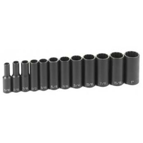 1202D Grey Pneumatic 3/8"Dr 12Pc Dp Set