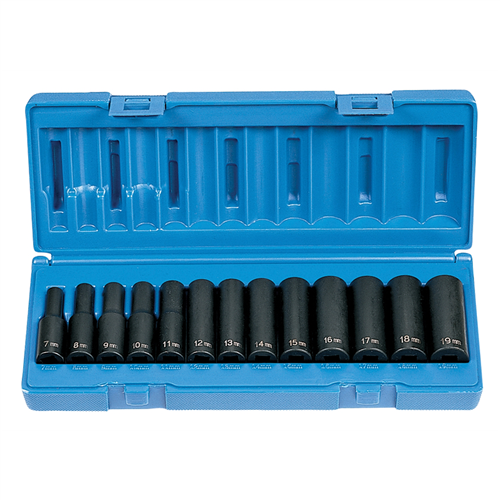 1203MD Grey Pneumatic 3/8"Dr 13Pc Dp