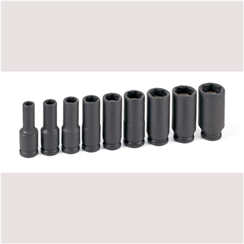 1209DG Grey Pneumatic 3/8"Dr 9Pc Dp Mag