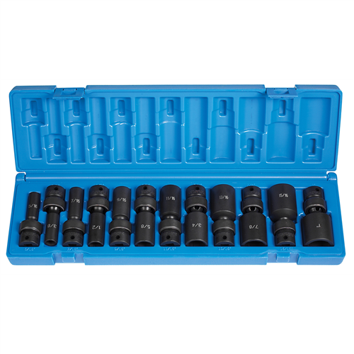1212UD Grey Pneumatic 3/8" Dr 12 Pc Deep Universal
