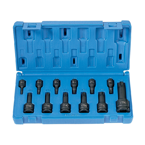 1235TT Grey Pneumatic 12Pc Tamperproof Torx