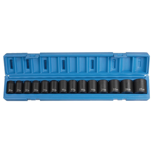 1412M Grey Pneumatic 14Pc Std Met Set 1/2" Dr