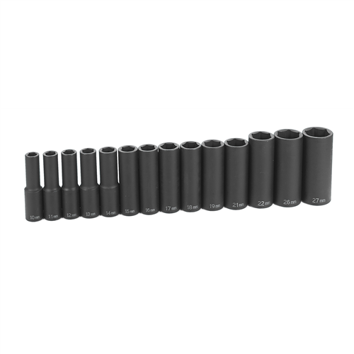 1412MD Grey Pneumatic 14Pc Dp Metric Set