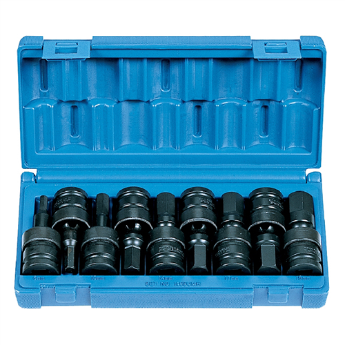 1499UMH Grey Pneumatic 1/2"Dr 9Pc Metr Univ