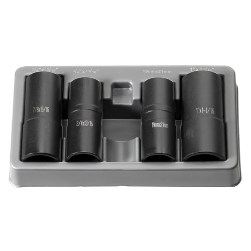 1504FW Grey Pneumatic 1/2"Dr 4Pc Flip Set