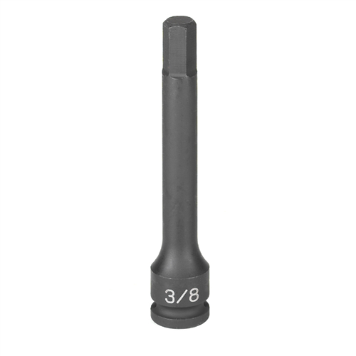 19074F Grey Pneumatic 3/8" Drive X 7/32" Hex Driver 4" Length