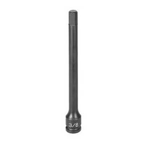 19106F Grey Pneumatic Soc 5/16 3/8D Imp Hex Lg Male Blk