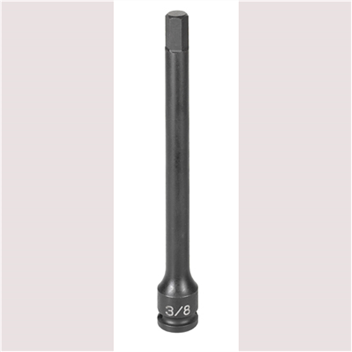 19126F Grey Pneumatic Soc 3/8 3/8D Imp Hex Lg Male Blk
