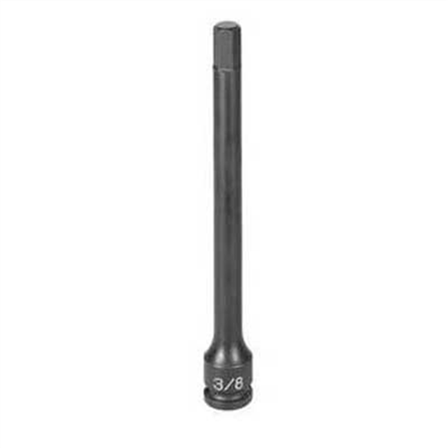 19126M Grey Pneumatic Soc 12Mm 3/8D Imp Hex Lg Male Blk