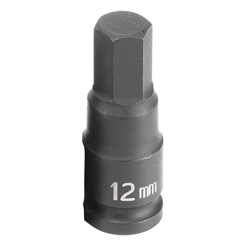 1912M Grey Pneumatic Soc 12Mm 3/8D Imp Hex Male