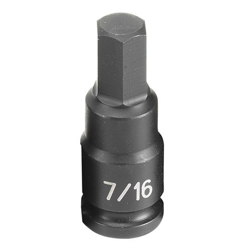 1914F Grey Pneumatic Soc 7/16 3/8D Imp Hex Male