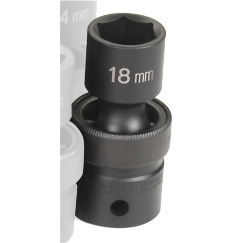 2018UM Grey Pneumatic Soc 18Mm 1/2D Imp Univ 6Pt