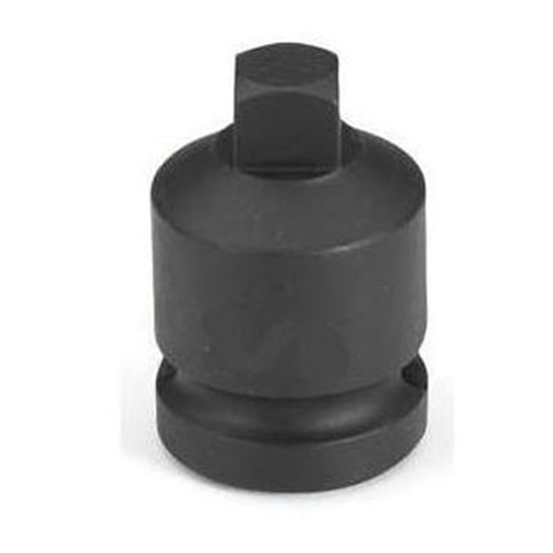 2020PP Grey Pneumatic Soc 5/8 1/2D Imp Pipe Plg Sq Male