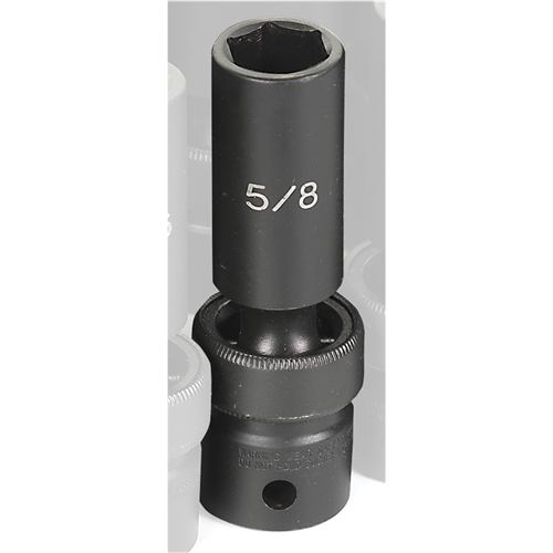 2020UD Grey Pneumatic Soc 5/8 1/2D Imp Univ 6Pt Dp Blk