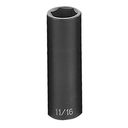 2022D Grey Pneumatic Soc 11/16 1/2D Imp 6Pt Dp