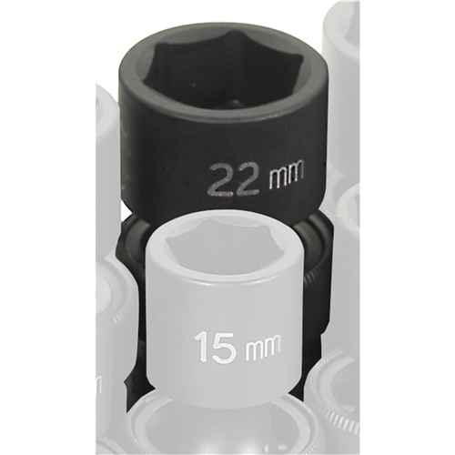 2022UM Grey Pneumatic Soc 22Mm 1/2D Imp Univ 6Pt