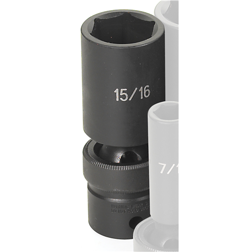 2030UD Grey Pneumatic Soc 15/16 1/2D Imp Univ 6Pt Dp Blk