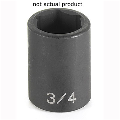 2070R Grey Pneumatic Soc 2-3/16 1/2D Imp 6Pt