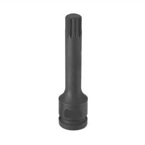 21084ST Grey Pneumatic 1/2" Drive X M8 Tamper Proof Triple Sq. 4" Length
