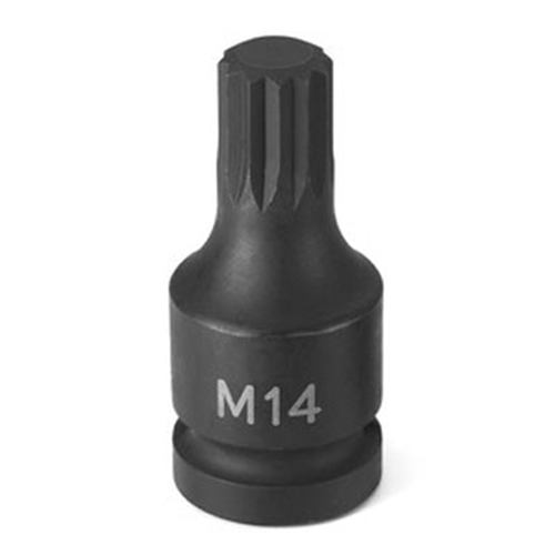 2108S Grey Pneumatic 1/2" Drive X M8 Triple Square Driver