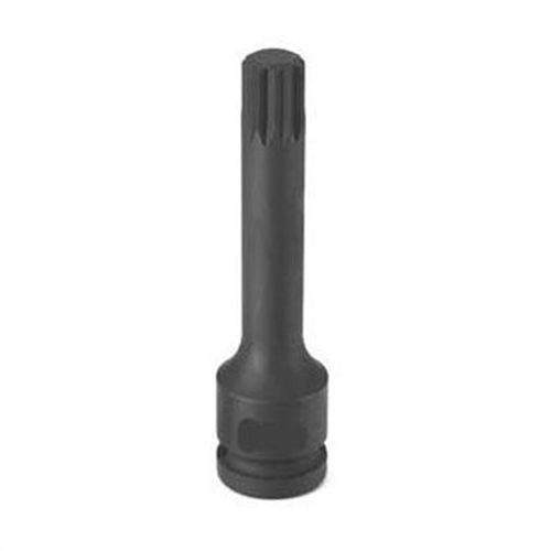21124S Grey Pneumatic 1/2" Drive X M12 Triple Square Driver 4" Length