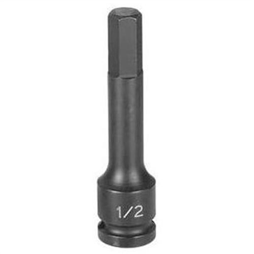29104F Grey Pneumatic 1/2" Drive X 5/16" Hex Driver 4" Length