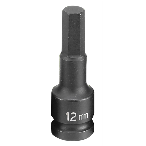 2912M Grey Pneumatic Soc 12Mm 1/2D Imp Hex