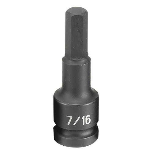 2914F Grey Pneumatic Soc 7/16 1/2D Imp Hex
