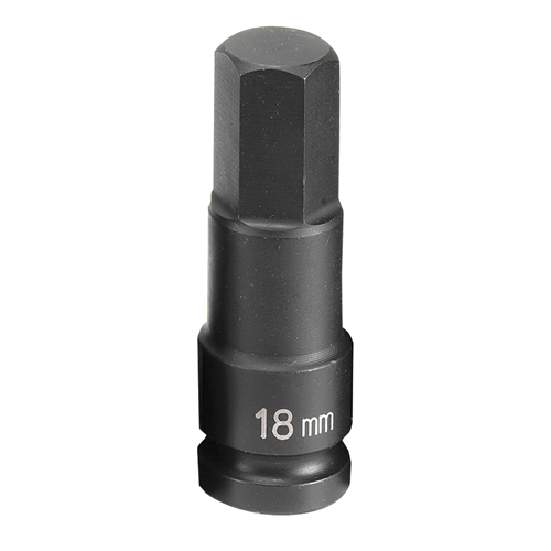 2918M Grey Pneumatic Soc 18Mm 1/2D Imp Hex