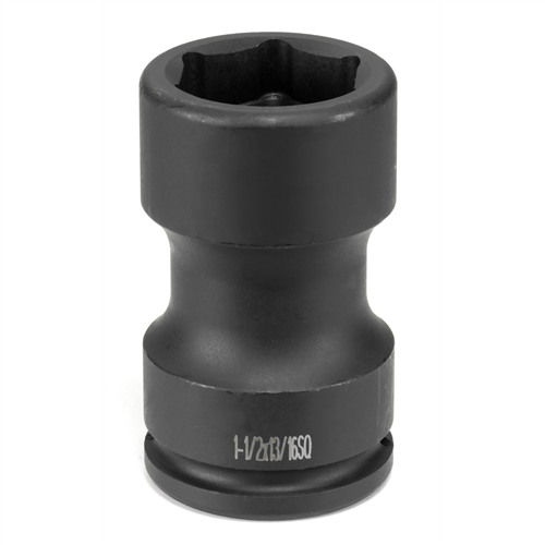 3223C Grey Pneumatic Soc 1-1/2 3/4D Bdd Whl Imp Hex Dp Blk