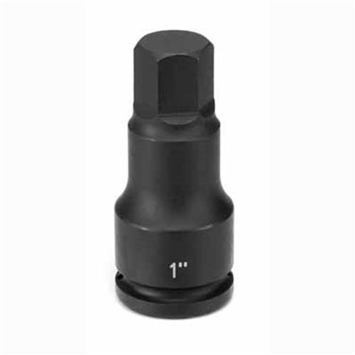 3927M Grey Pneumatic Soc 27Mm 3/4D Imp Hex Male Blk