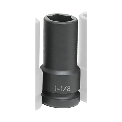 4036DT Grey Pneumatic Soc 1-1/8 1"D Imp 6Pt Xdp Tw Blk