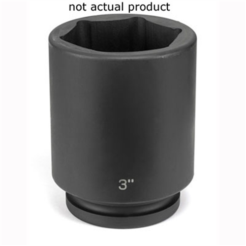 4058D Grey Pneumatic Soc 1-13/16 1"D Imp 6Pt Dp Blk