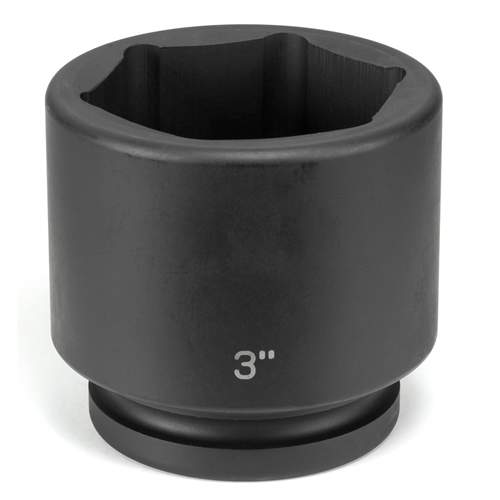 4096R Grey Pneumatic Soc 3" 1"D Imp 6Pt Blk
