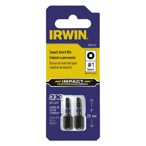 1837379 Hanson Insert Impact Bit No. 1Sq X 1Oal