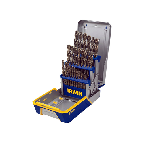 3018002 Hanson 29Pc Drill Bit Industrial Set Cobalt Alloy Steel