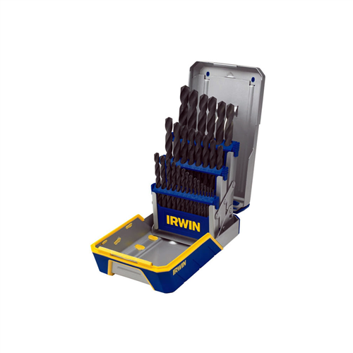 3018004 Hanson 29 Pc Drill Bit Industrial Set Case Black Oxide